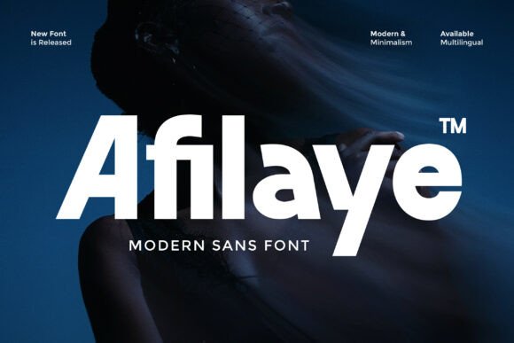 Afilaye: A Modern Sans Serif Font for Professional Branding