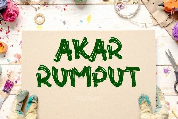 Akar Rumput Font for Handmade Creations