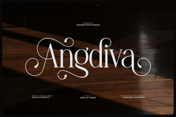 Angdiva Font for Web Design: A Touch of Elegance in Digital Branding