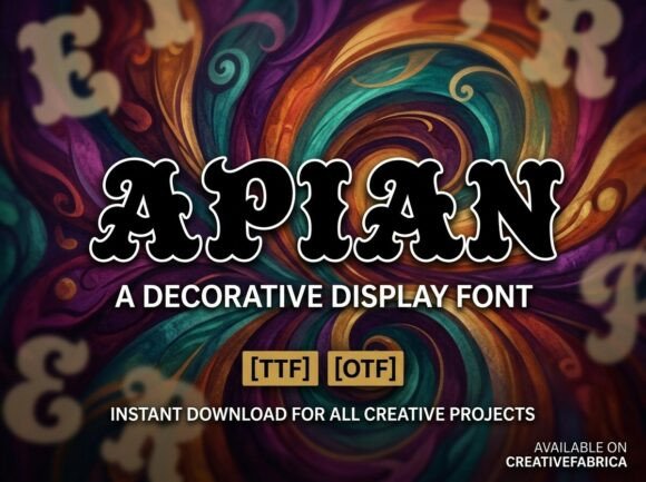 Apian: A Decorative Font That Elevates Digital Design