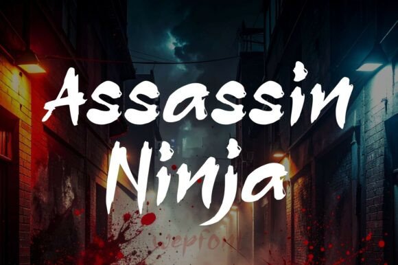 Assasin Ninja Font for High-Energy Campaigns
