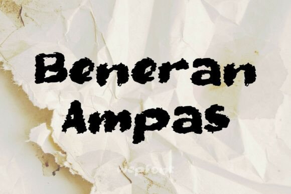 Beneran Ampas Font for Bold Campaign Designs