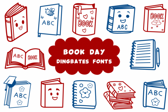Book Day: A Whimsical Font for Literary Projects