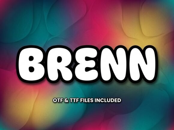 Brenn: A Decorative Font for Modern Web Design