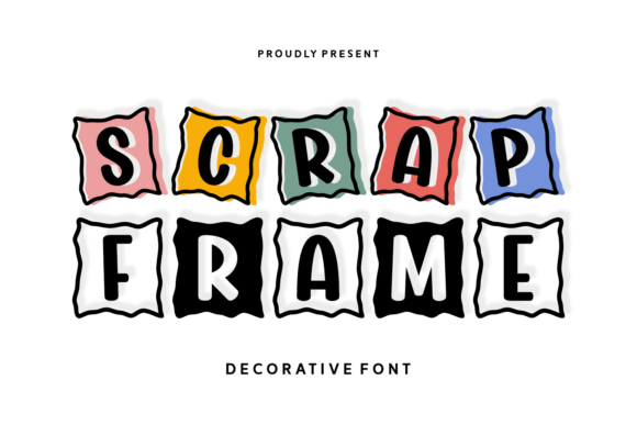Bring Your Craft Projects to Life with Scrap Frame Font