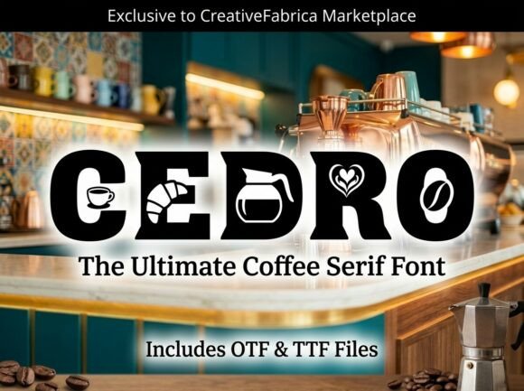 Cedro: A Robust Display Typeface for Editorial Design