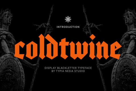 Coldtwine – Bold Gothic Blackletter Font for Impactful Branding
