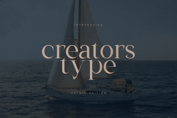Creators Type Gothic Edition for Editorial Design