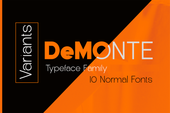 Demont: A Modern Sans Serif Font for Bold Branding