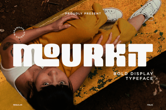 Designing with Mourkit: A Bold Display Font for Modern Branding