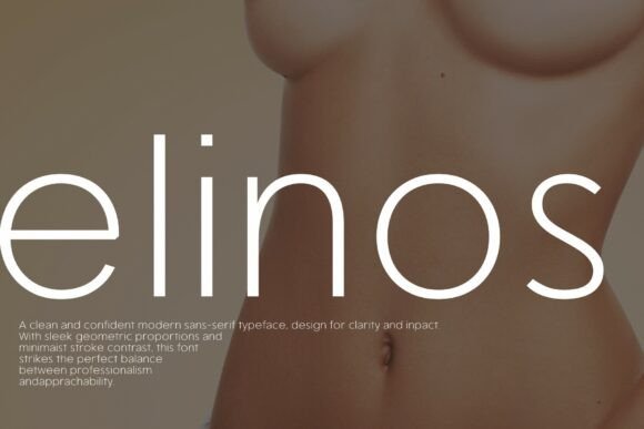 Elinos: A Modern Geometric Sans Serif for Web Design
