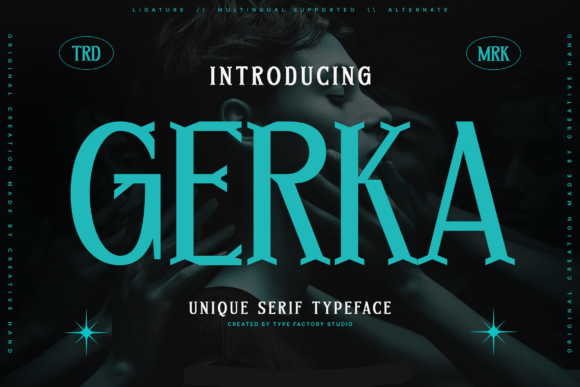 Gerka: A Bold Serif Font for Professional Branding
