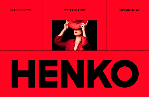 Henko – A Bold Sans Serif Font for Modern Editorial Design
