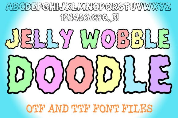 Jelly Wobble Doodle Font for Eye-Catching Designs