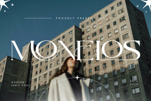 Monelos: A Modern Serif Font for Digital Design