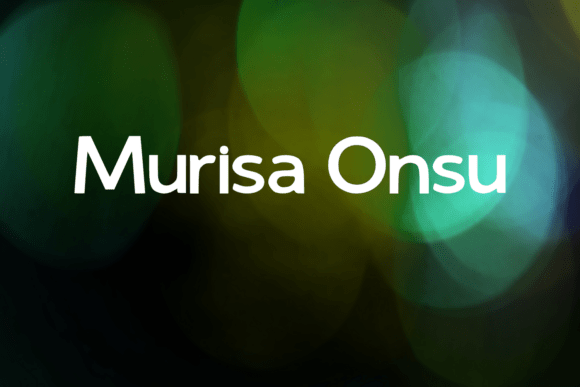 Murisa Onsu: A Modern Sans Serif Font for Handmade Creations