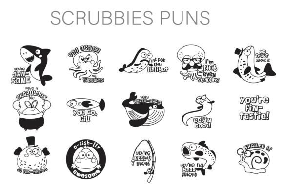 Scrubbies Puns Dingbats: A Playful Typeface for Creative Brands