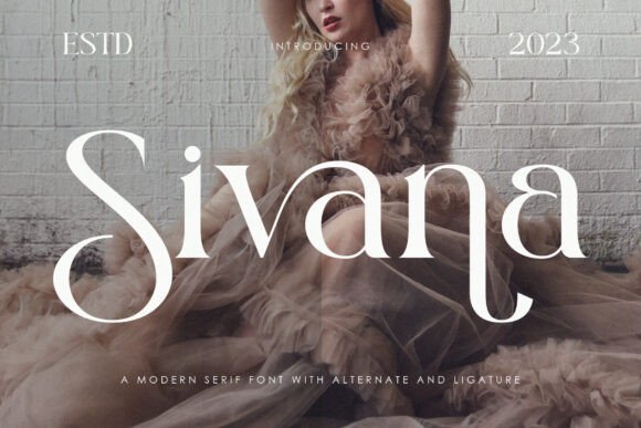 Sivana: A Modern Serif Font for Digital Branding