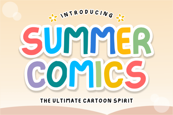 Summer Comics Font for Vibrant Editorial Design
