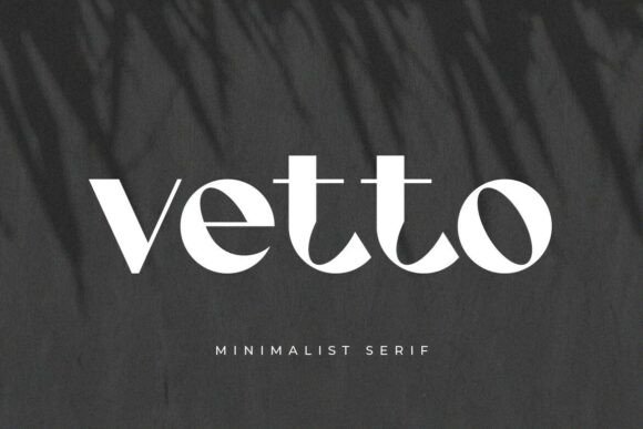 Upgrade Your Brand with the Vetto Typeface