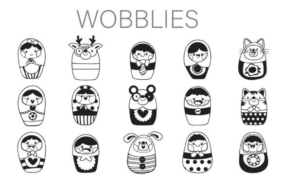 Wobblies Dingbats: A Playful Font for Creative Web Design
